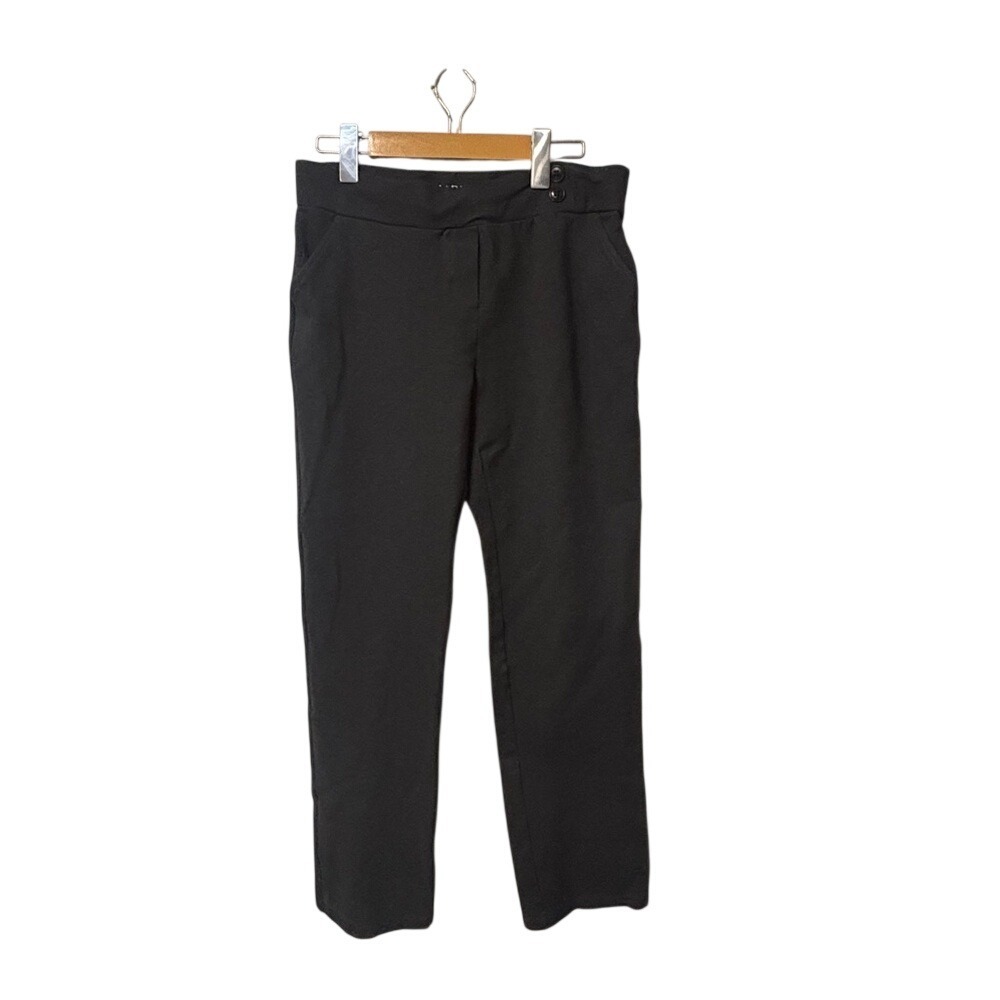 Tapata Charcoal  High Waisted Stretch Pull On Straight Leg‎ Dress Work Pants M